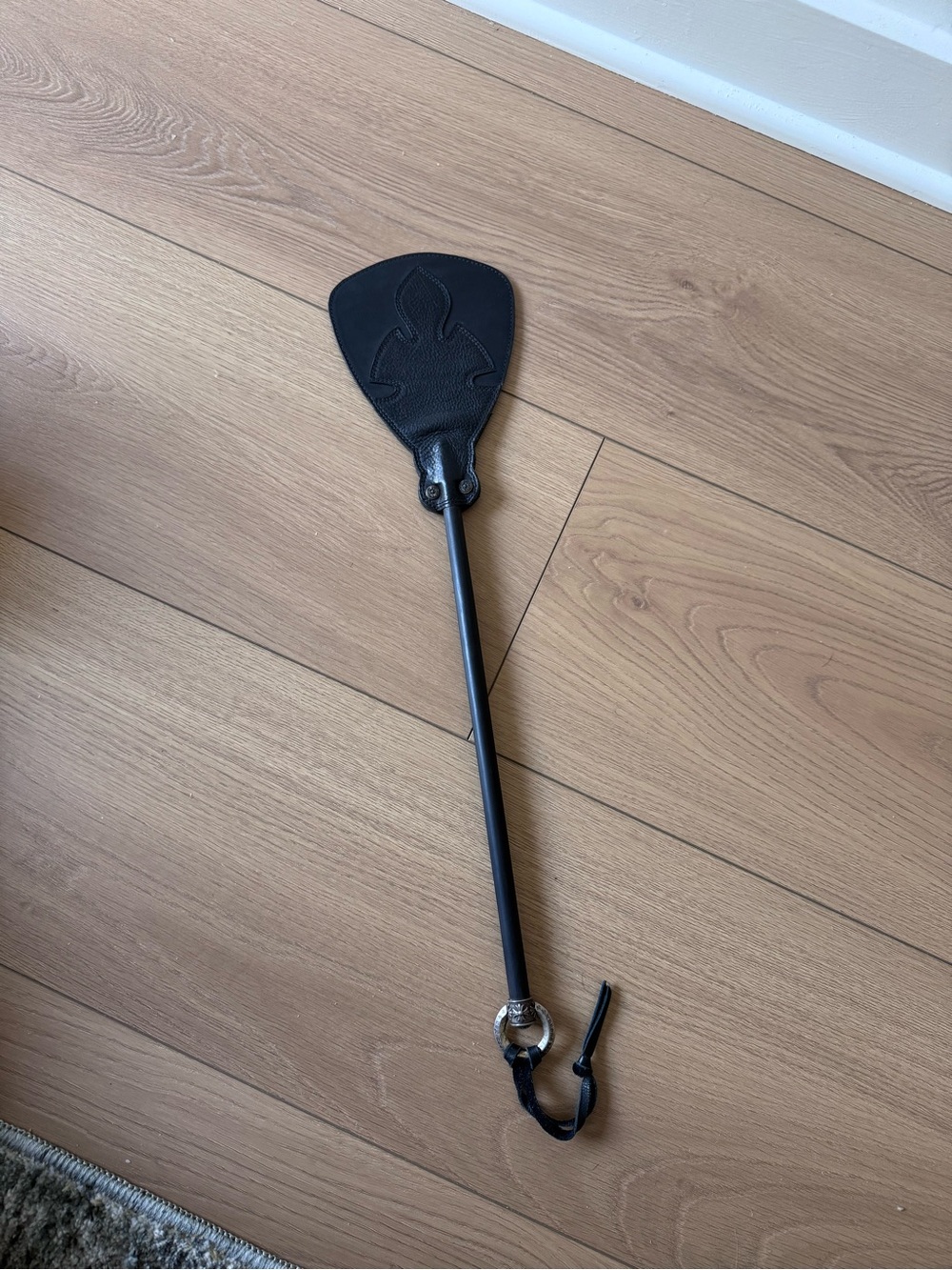 Authentic Chrome Hearts Fly Swatter with Logo Pouch